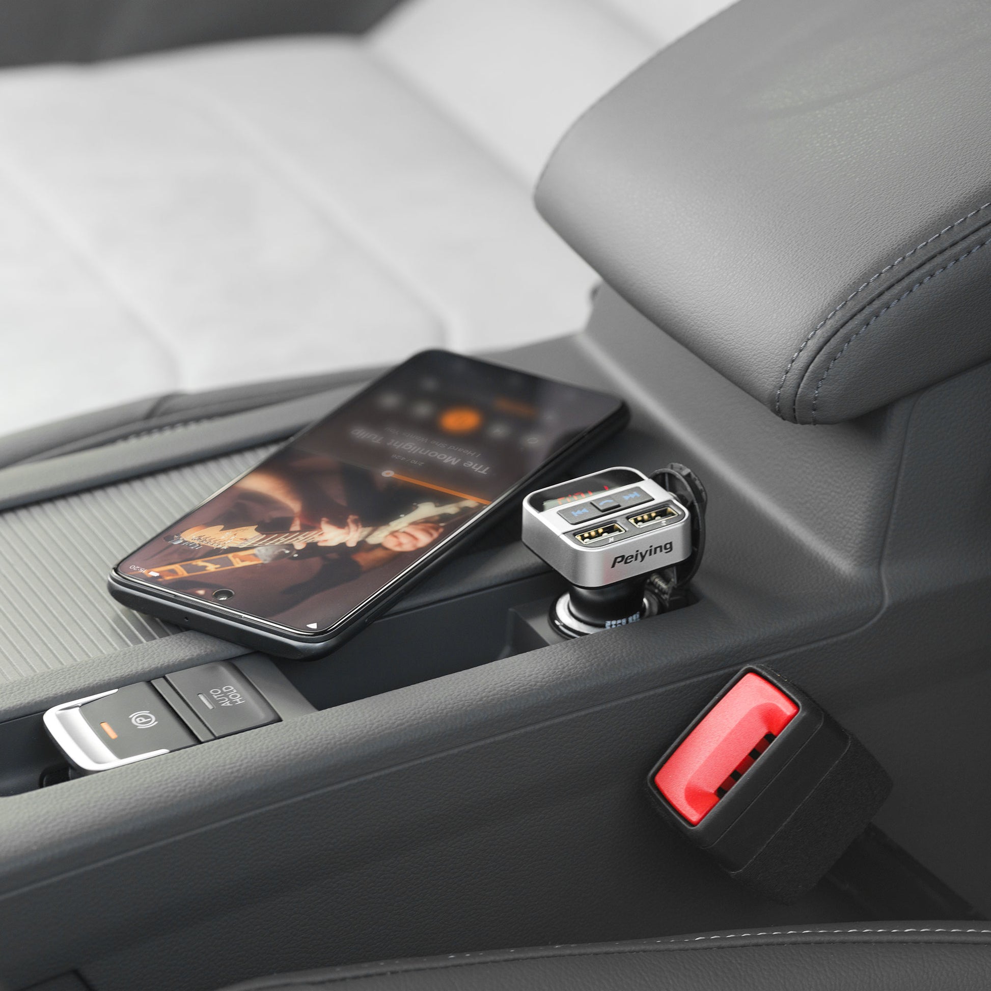 Peiying Transmitters – Car transmitter with Bluetooth functionality (2x USB) – image 5