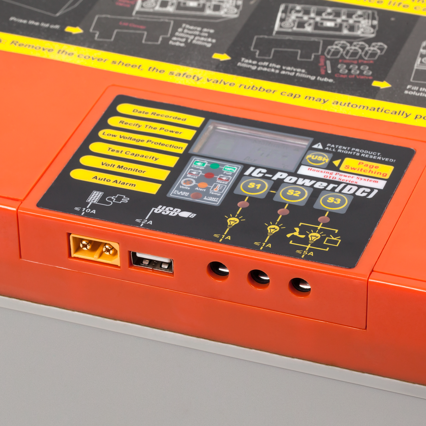 Rebel Gel batteries – 12V 100Ah Deep-Cycle Gel Battery with Display – image 3