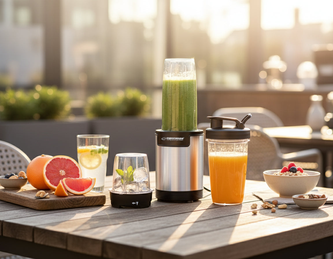 Esperanza Mixers and Blenders – EKM030 Esperanza Nutri Blender Nutri Bomb 9-in-1 – image 6