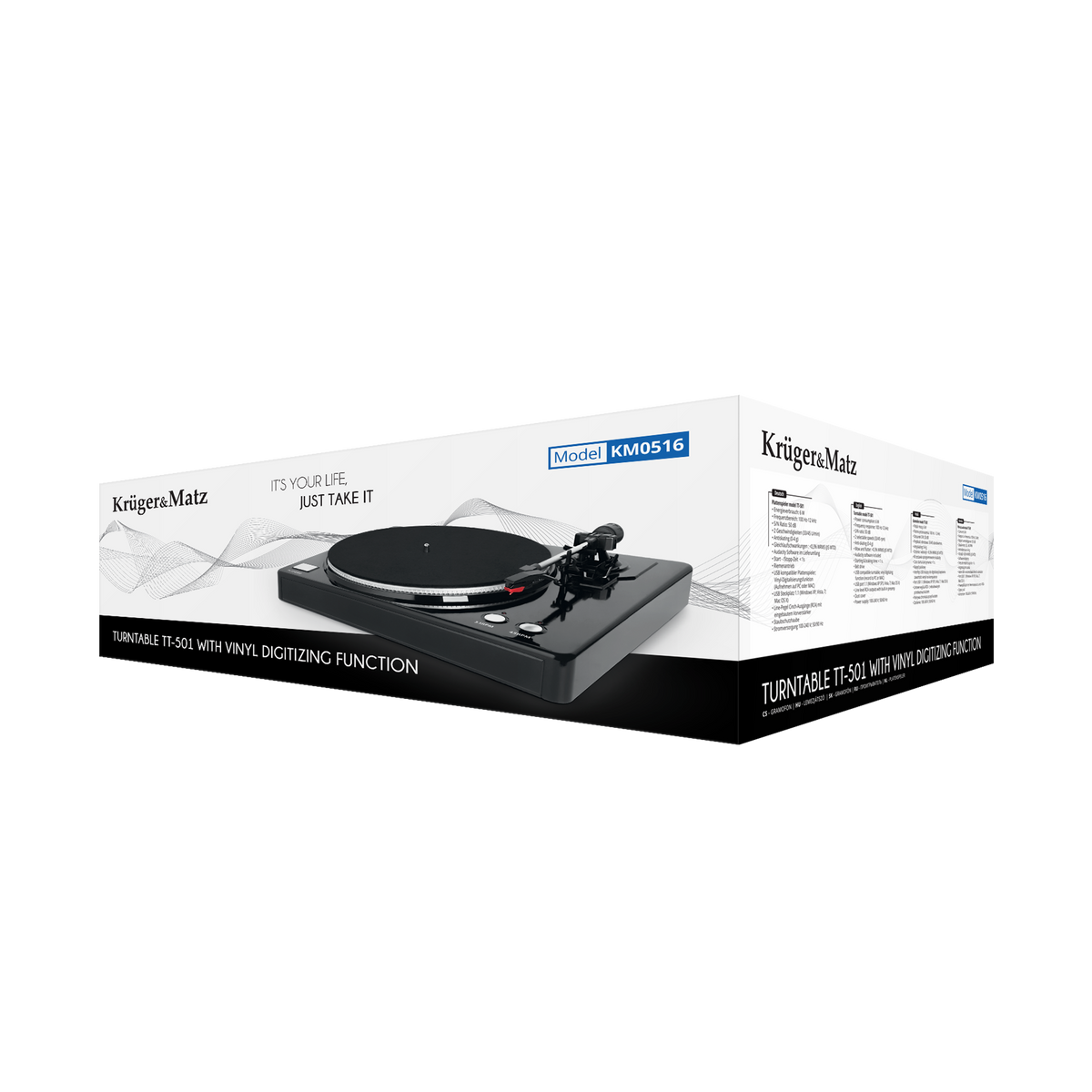 Kruger&Matz Turntables – Kruger&amp;Matz TT-501 Turntable – image 4
