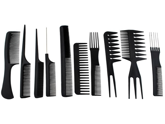 SOULIMA Combs, brushes, and sprayers – Hairdressing combs - set of 10 – image 4