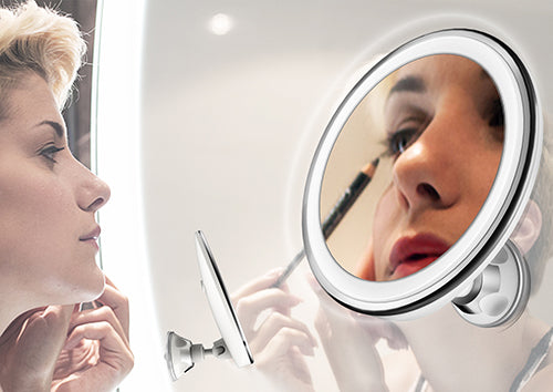 ADLER AD 2168 LED bathroom mirror, 5x magnification, 24 LEDs, adjustable brightness – image 7