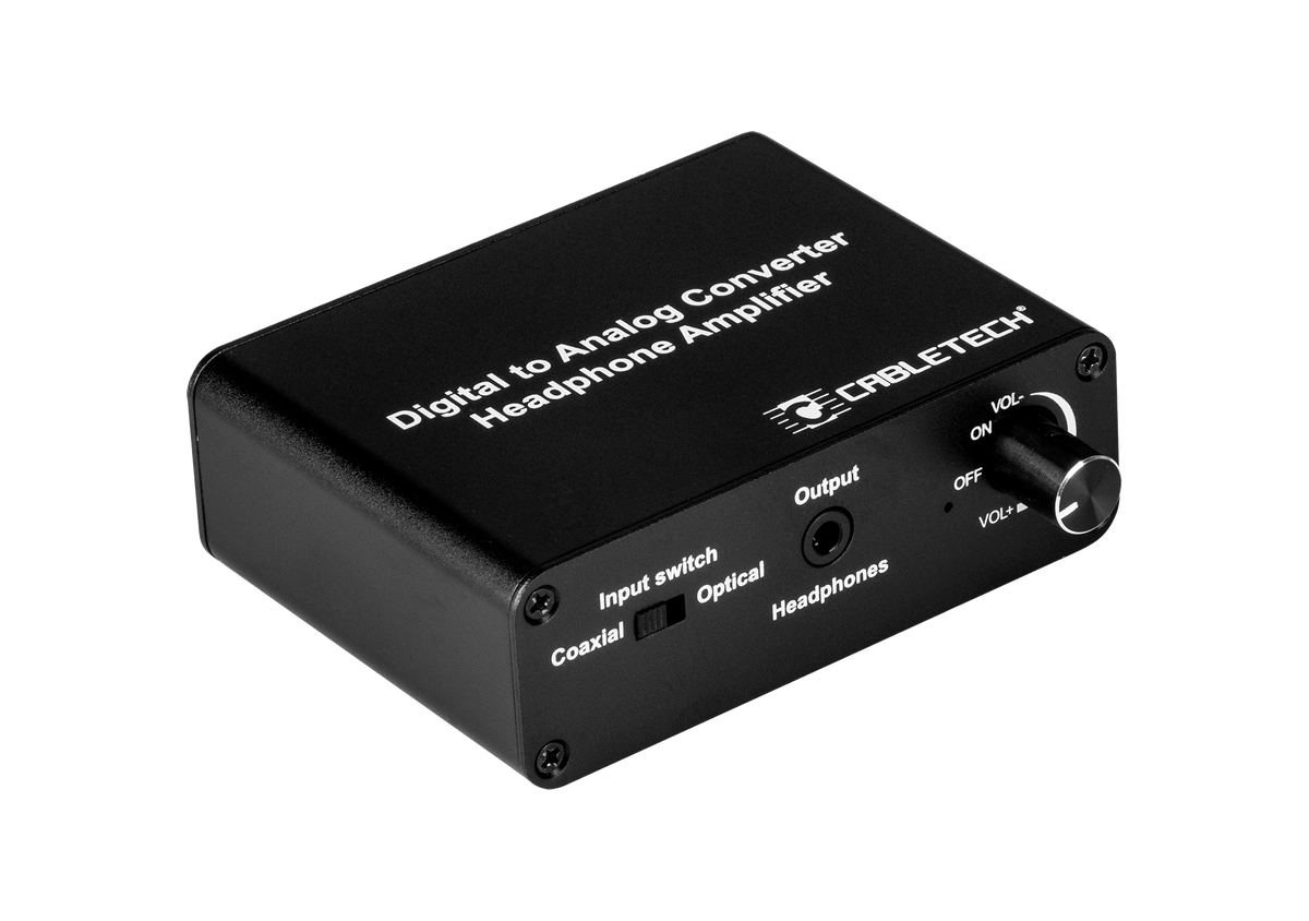Cabletech Signal converters – Digital-to-analog signal converter with a headphone jack