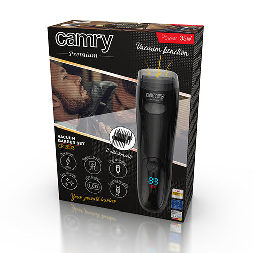 CAMRY Shavers – CR 2833 Vacuum Beard Trimmer – image 7