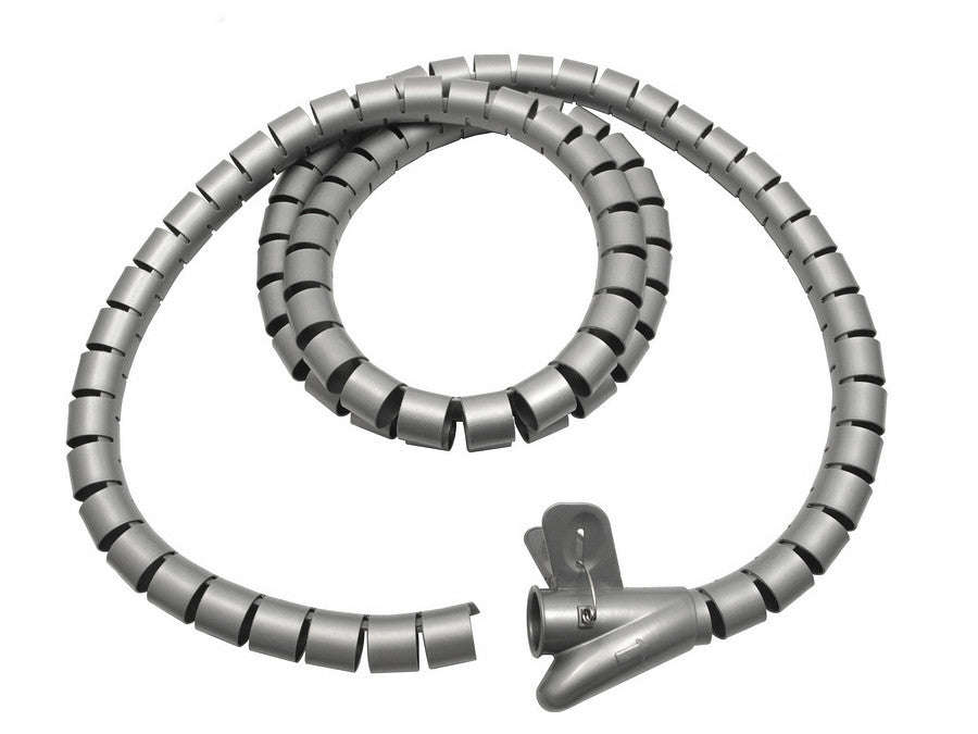 Maclean Maclean Cable Organizer/Cover, 25 mm x 2 m, Gray, MCTV-676 S
