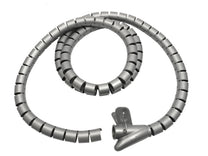 Maclean Maclean Cable Organizer/Cover, 25 mm x 2 m, Gray, MCTV-676 S