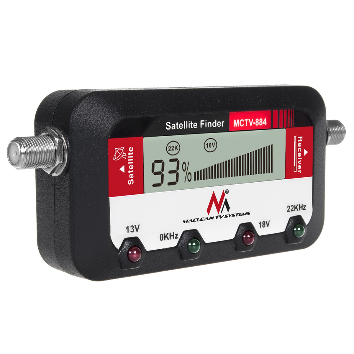 Maclean Maclean Satellite Meter, Digital Display, 25 cm F-F Cable, MCTV-884 – image 3