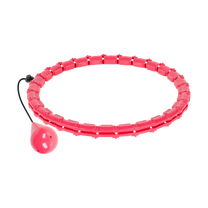 Rebel Smart Hula Hop Slimming Hula Hoop with Nubs and 50 cm Weight, Pink, REBEL ACTIVE – image 3