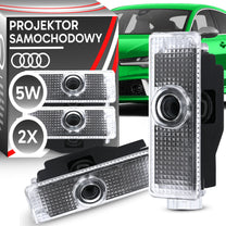 RTO LED Logo Projector for Audi A3, A4, A5, A6, A7, A8, Q3, Q5, Q7, R8, TT, HD—20+ Designs - MR151