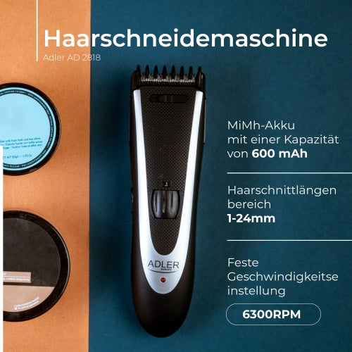 ADLER AD 2818 Hair Clipper | 24 cutting lengths | stainless steel blades | – image 11