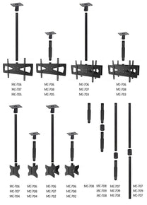 Maclean MC-706 43385 Mounting Plate for 50kg TV Mount, Profi Market System – image 9