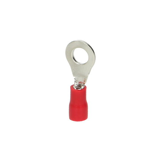 Orno Insulated eyelet terminal, maximum cross-section 1 mm, screw size: M4, 100 pieces.