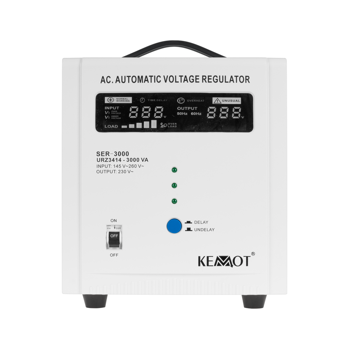 Kemot Voltage Stabilizers – Automatyczny stabilizator napięcia KEMOT SER-3000 – image 2
