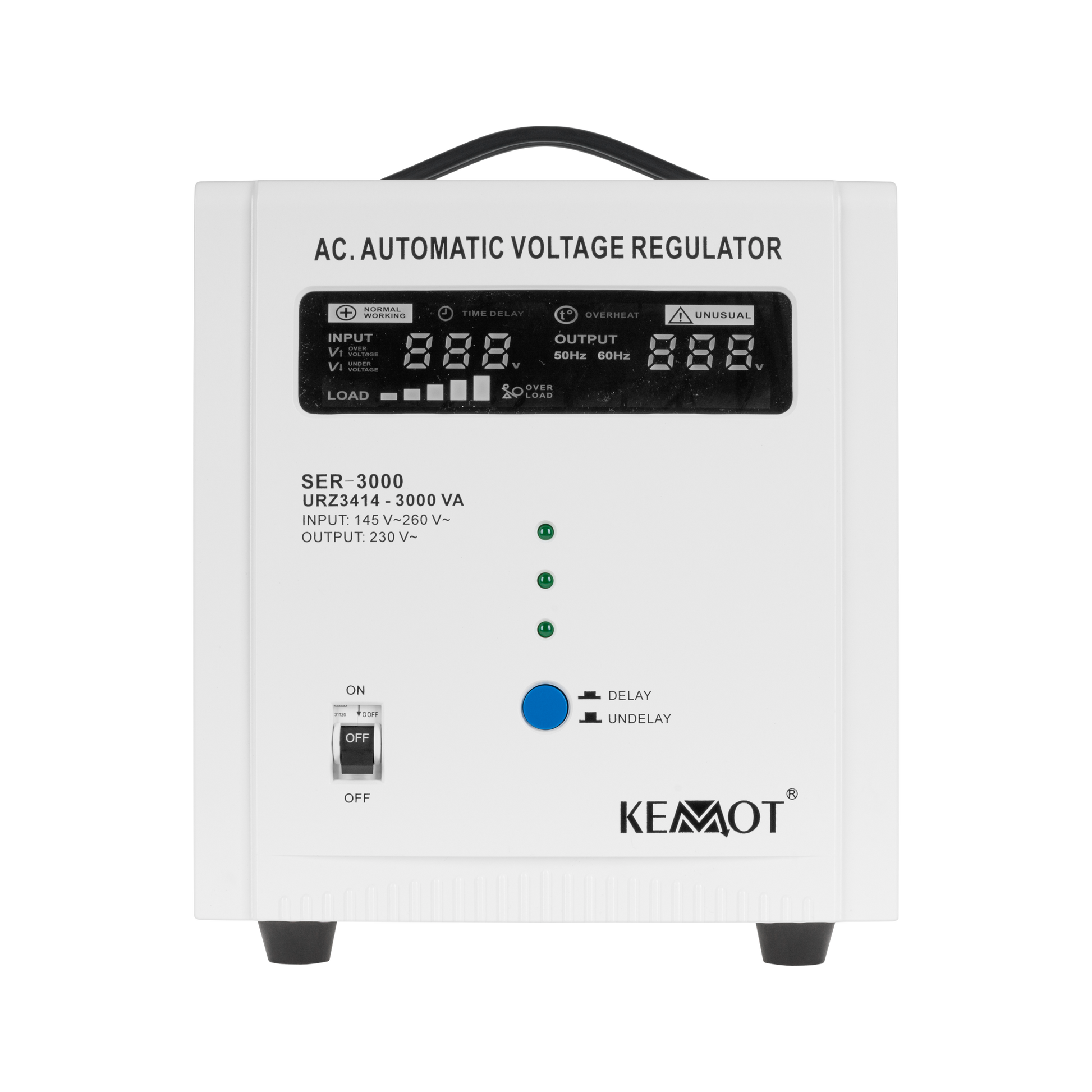 Kemot Voltage Stabilizers – Automatyczny stabilizator napięcia KEMOT SER-3000 – image 2