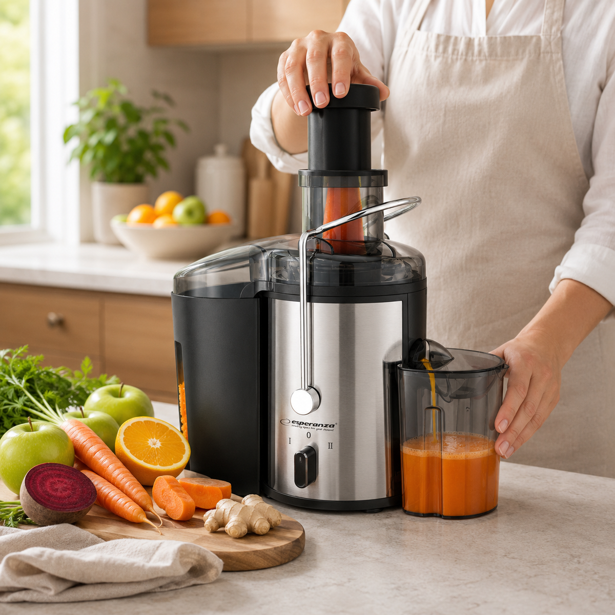 Esperanza Juicers and Juice Extractors – EKJ002 Esperanza Carrot Juicer – image 8