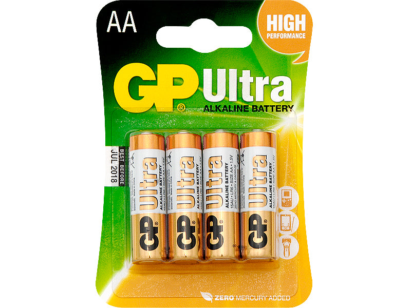 Blow Alkaline – 8714# AA 1.5 LR6 GP Ultra Alkaline Batteries, 4-Pack