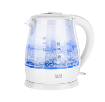Teesa Electric – TEESA Electric Kettle, Glass, 1630 W, White, 1 L – image 4