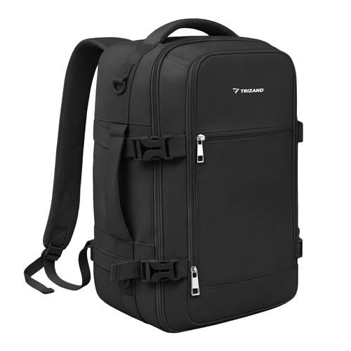 TRIZAND The remaining – Trizand Black Hiking Backpack, 40x25x20 cm – image 3