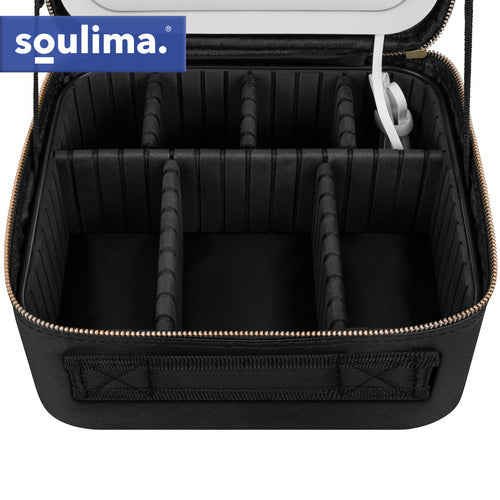 SOULIMA The remaining – Soulima 27236 Cosmetic Case with LED Mirror – image 8