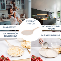 Klausberg Frying pans – Pancake pan, beige-marble pattern, 24 cm diameter, Klausberg – image 6