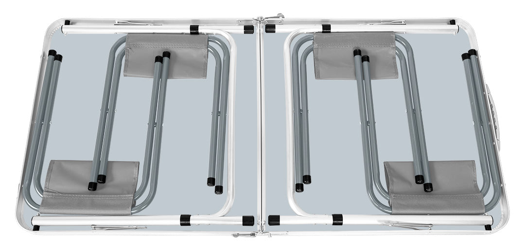 NEO TOOLS Camping set with a table and 4 chairs, folds into a carrying case – image 3