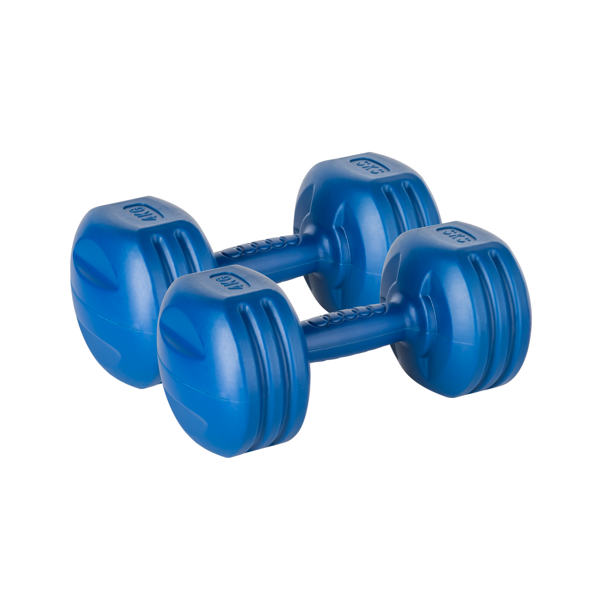 Rebel Kettlebells and dumbbells – 2x4 kg Bituminous Dumbbells, REBEL ACTIVE