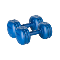 Rebel Kettlebells and dumbbells – 2x4 kg Bituminous Dumbbells, REBEL ACTIVE
