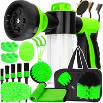RTO 21-Piece Car Detailing Kit for Cleaning: Brushes and Foam Gun - OR1196