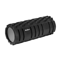 Rebel Massage roller with nubs, 14x33 cm, black, EVA material, REBEL ACTIVE
