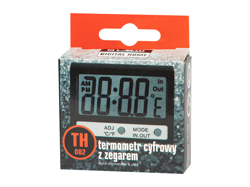 Blow Weather stations – 50-311# Blow LCD Panel Thermometer + Clock TH002 – image 2