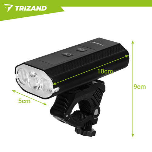 TRIZAND The remaining – 1300 lm LED Bike Light + Trizand Taillight – image 2