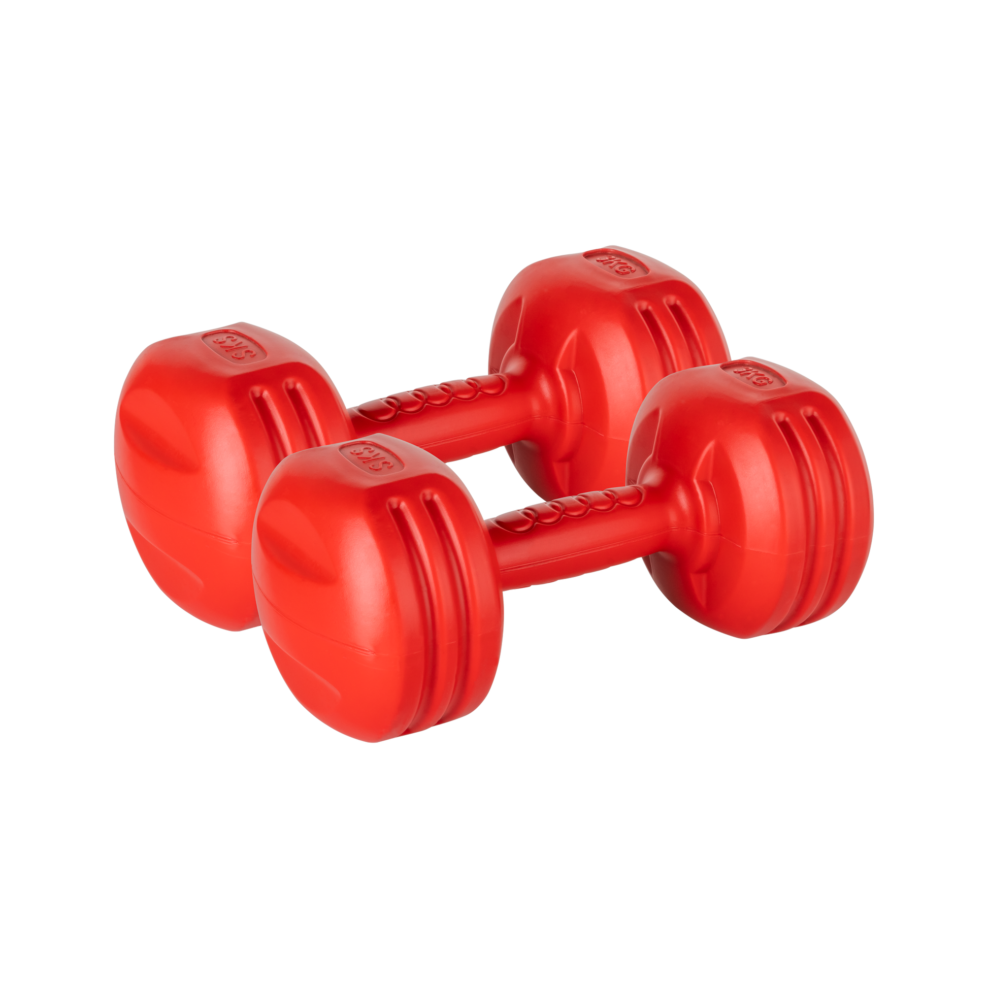 Rebel Kettlebells and dumbbells – 2x3 kg Bituminous Dumbbells, REBEL ACTIVE