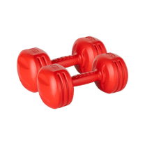 Rebel Kettlebells and dumbbells – 2x3 kg Bituminous Dumbbells, REBEL ACTIVE