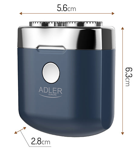 ADLER Shavers – AD 2937 Travel Shaver with 2 Heads and USB – image 12