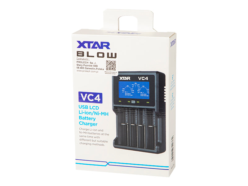 Blow Chargers for rechargeable – 75-450# Xtar VC4 Charger for 18650 Batteries" – image 4