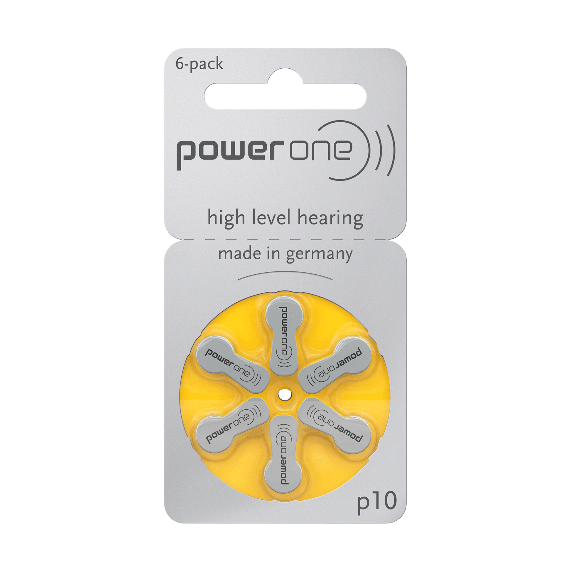 Varta POWER ONE VARTA PR70/10 Battery for Hearing Aids, 6 per pack
