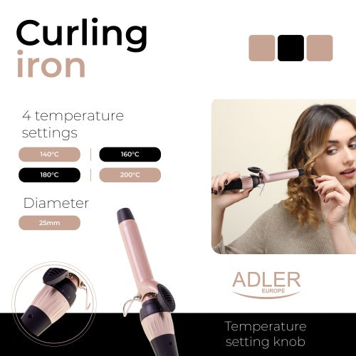 ADLER AD 2116 Curling Iron - 19 mm - Temperature Control – image 30