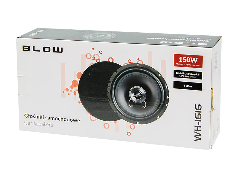 Blow Car Speakers – 0954# Blow WH-1616 6.5" 2-way speaker set – image 2