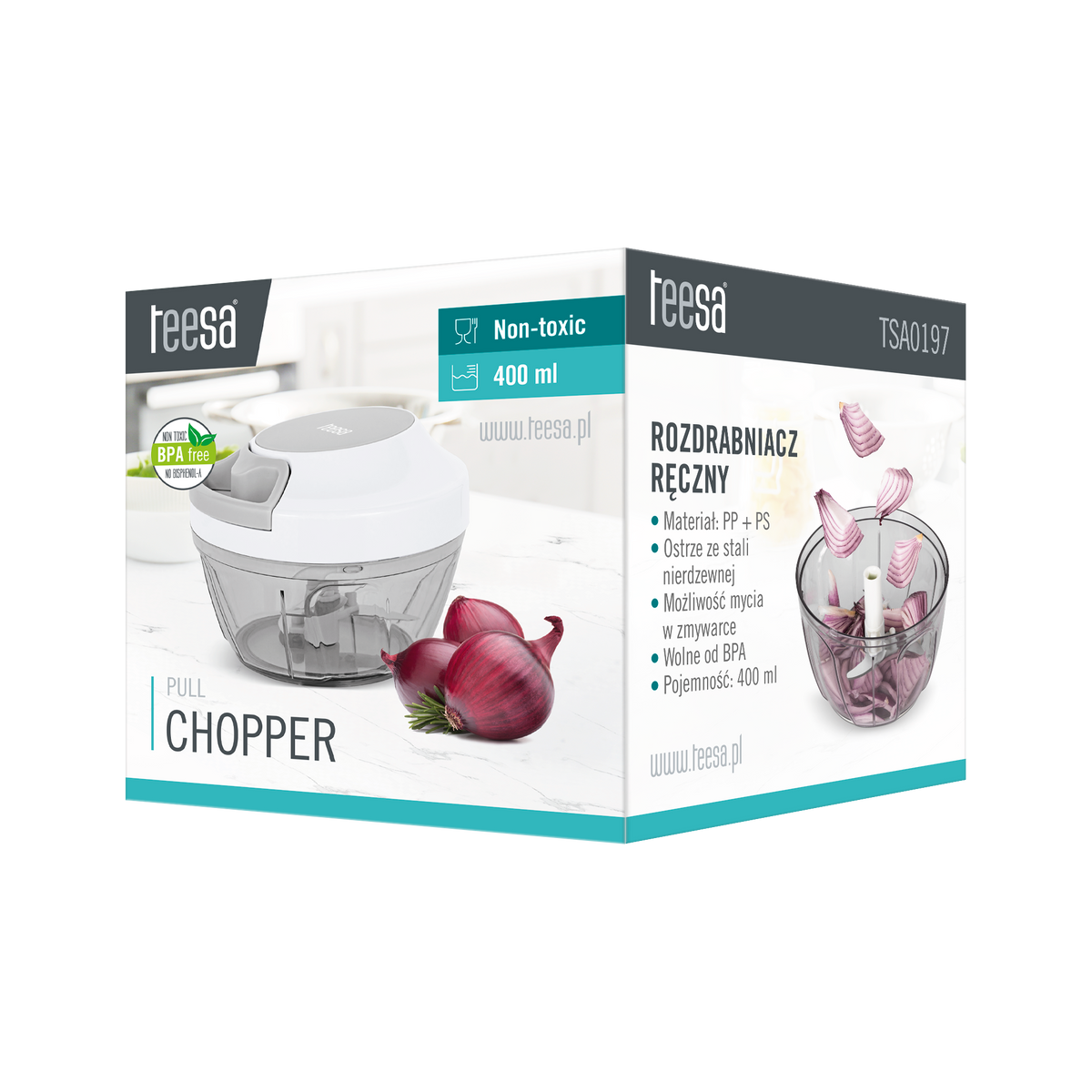 Teesa Graters, choppers, juicers, and shredders – 400 ml Manual Shredder – image 4