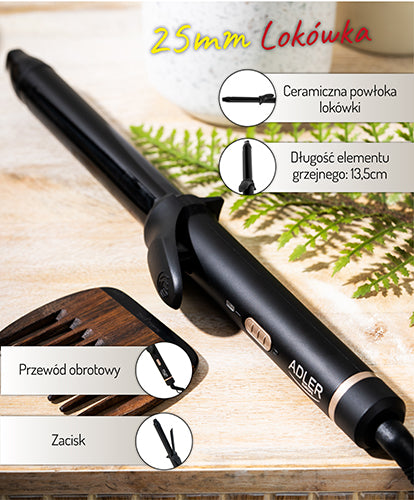 ADLER Curling irons, brushes – AD 2115 Curling Iron - 25 mm – image 12