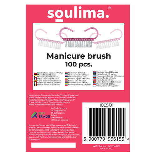 SOULIMA The remaining – Manicure Brush - 100 pcs. Soulima 25731 – image 2