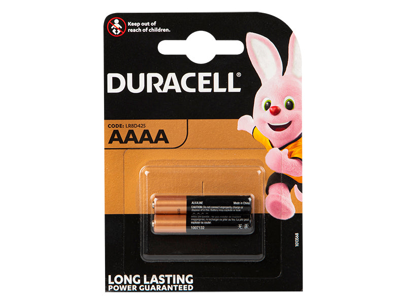 Blow Alkaline, coin-cell – 8858# Duracell LR61, AAAA, D425 1.5V batteries, 2-pack