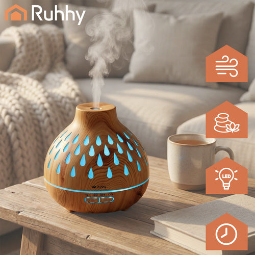RUHHY Air Humidifiers – Puri Ruhhy 26633 Fragrance Diffuser and Humidifier – image 4