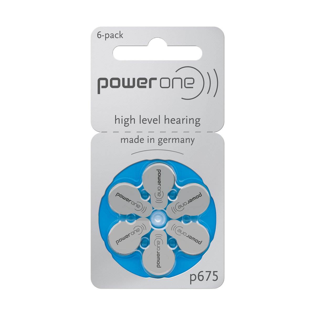 Varta POWER ONE VARTA PR44/675 Hearing Aid Battery, 6 per pack