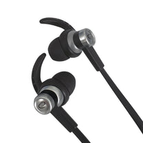 Esperanza EH201KS Esperanza In-Ear Headphones with Microphone and Volume Control, EH201, Black and Silver