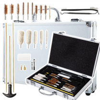 LEAN Survival (gloves – Gun Cleaning Kit in a Case, 24-Piece Set