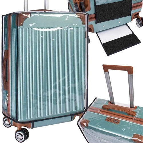 TRIZAND The remaining – Trizand 23922 Transparent Suitcase Cover