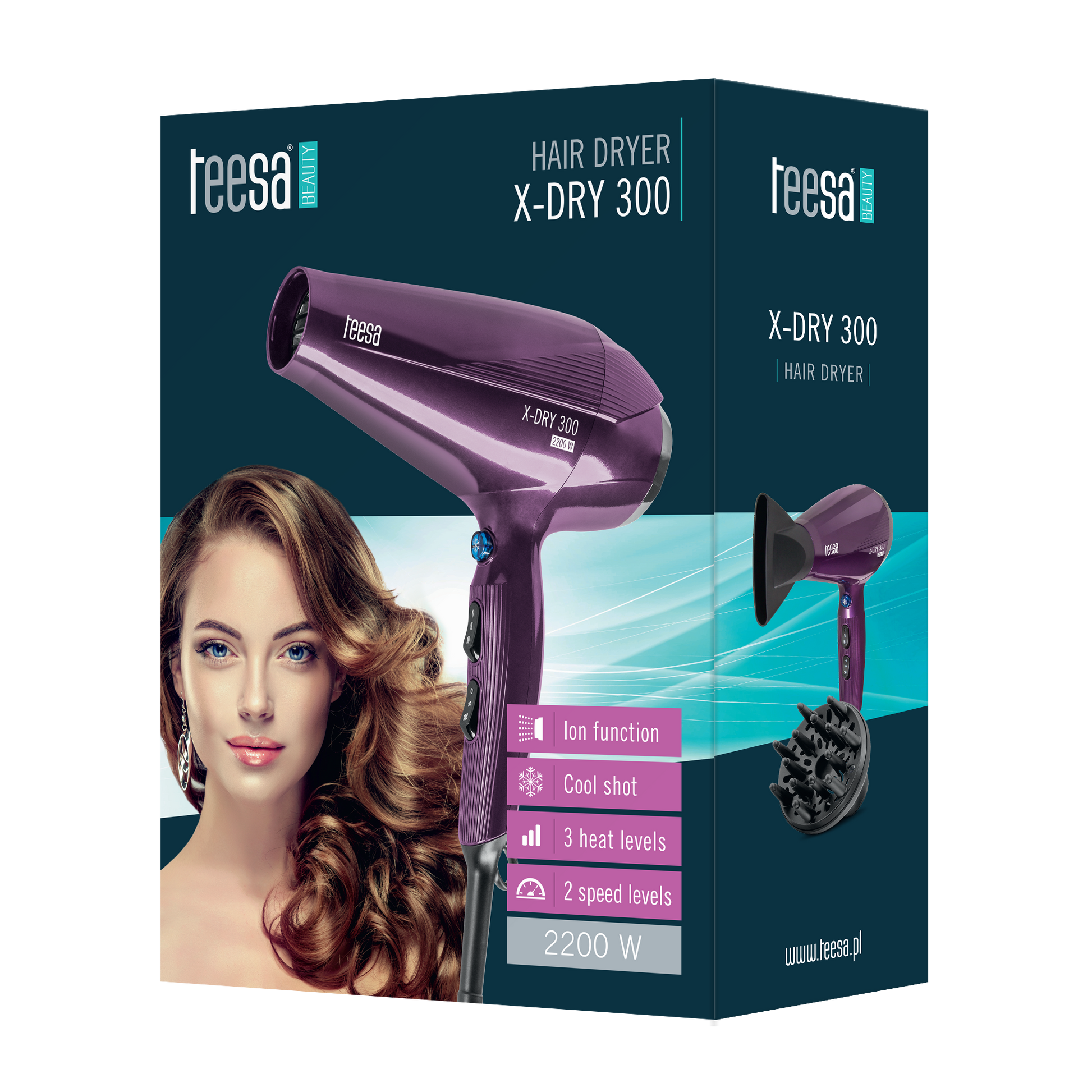 Teesa Hair Dryers – X-DRY 300 2200W Hair Dryer – image 4