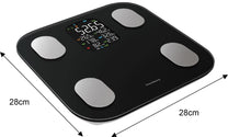 Klausberg Electronic bathroom scale with body composition analyzer, black, Klausberg, KB-7854 – image 2
