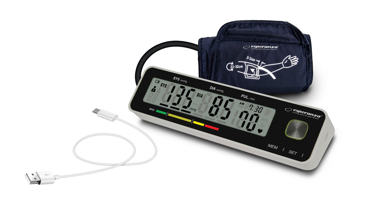 Esperanza Blood Pressure Monitors – ECB009 Esperanza Fervor Upper-Arm Blood Pressure Monitor – image 3